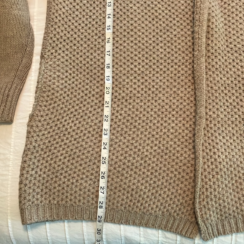 Vince wool honeycomb shawl collar cardigan sweater - Picture 9 of 9